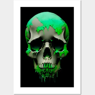 Sci-Fi Fantasy Skull Nº1 Posters and Art